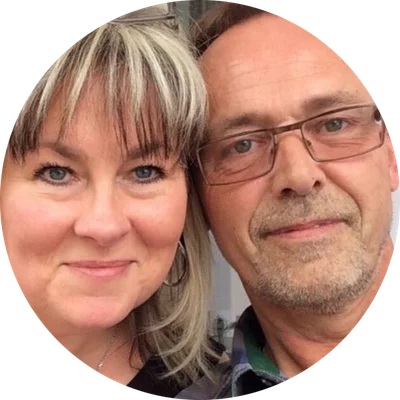 Martina und Jürgen Bangert, Gastgeber der Ferienwohnung Am Wäldchen