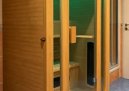 Infrarotsauna für zwei Personen in der Ferienwohnung Am Wäldchen