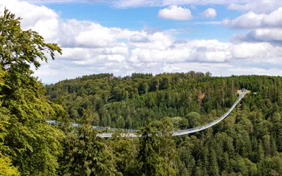 Skywalk Willingen mit Panoramablick über das Sauerland